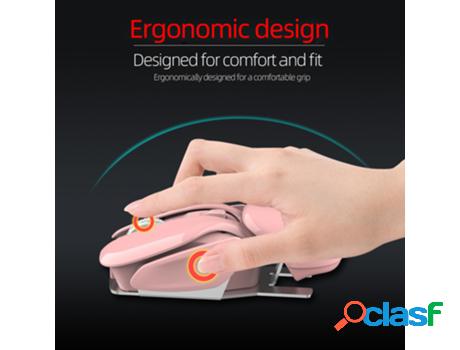 New Usb Inalámbrico Mouse, 1600Dpi Rechargeable Office
