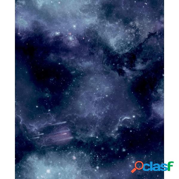 Noordwand Good Vibes Papel de pared Galaxy with Stars negro