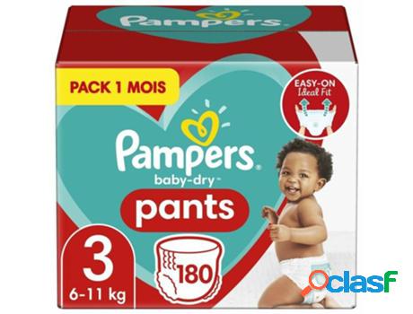 Pañales PAMPERS (Muticolor - - Tamanho 3)