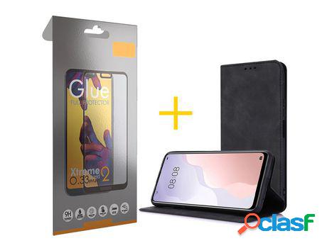 Pack 1 Película Full + Funda SKYHE por Apple iPhone XR Flip