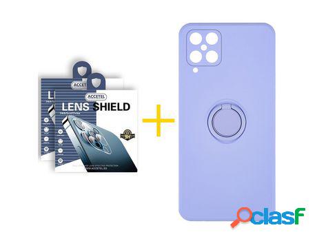 Pack 2 X Protector de Cámara trasera + Funda ACCETEL para
