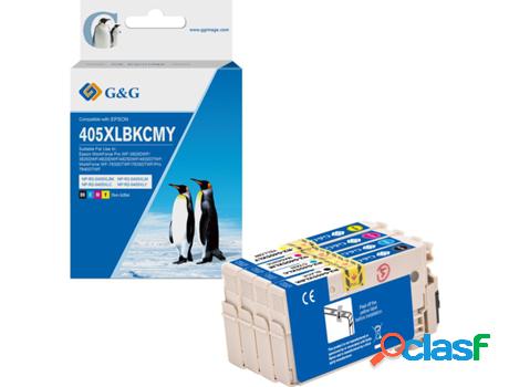 Pack 4 Cartuchos de Tinta G&G 405xl (Multicolor)