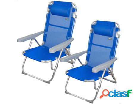 Pack Ahorro 2 Sillas Playa Gomera Multiposición Antivuelco
