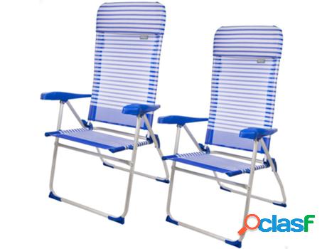 Pack Ahorro 2 Sillas Playa Sicilia Multiposición Antivuelco