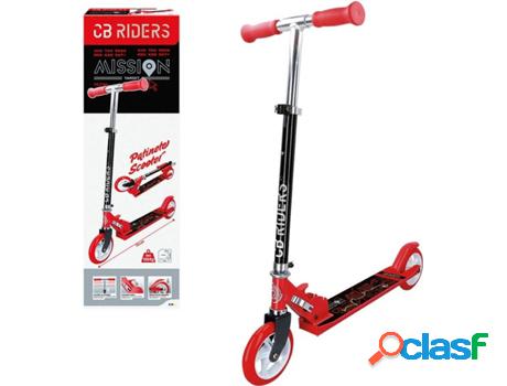 Patinete para Niños CB TOYS CB Riders Rojo y Negro (Edad