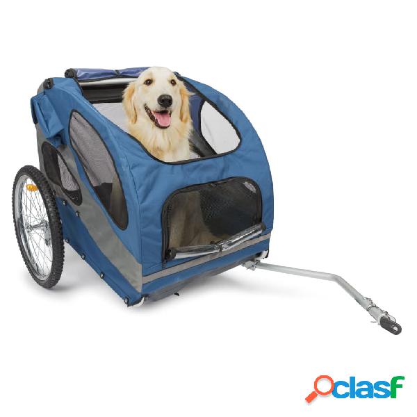 PetSafe Remolque de bicicleta para perros Happy Ride L azul