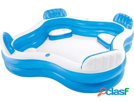 Piscina Hinchable con asientos INTEX Water Center (2