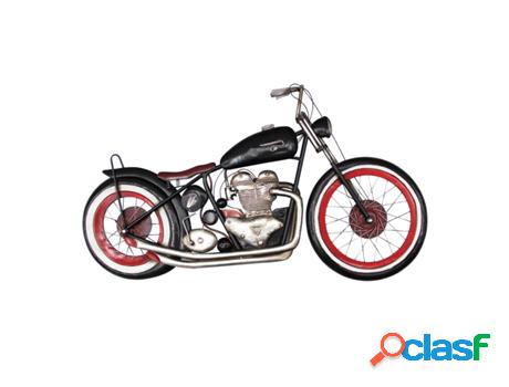 Placa Pared Moto Custom Adorno Pared Placas De Madera