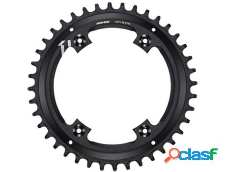 Plato SRAM Sync Apex1 Asimetrico Velocidades Dientes (Negro)