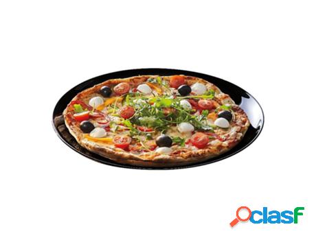 Plato pizza 32 cm friends negro