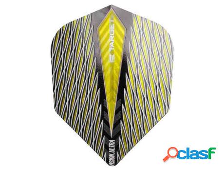 Plumas de Dardos TARGET DARTS (Amarillo)