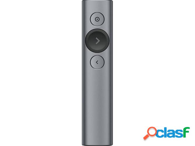 Presentador LOGITECH Spotlight Gris Inalámbrico (Con Laser)