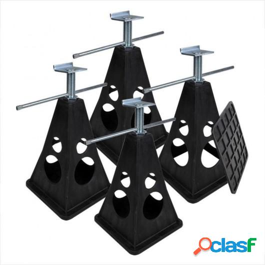 ProPlus Soportes estabilizadores 4 unidades 750 kg