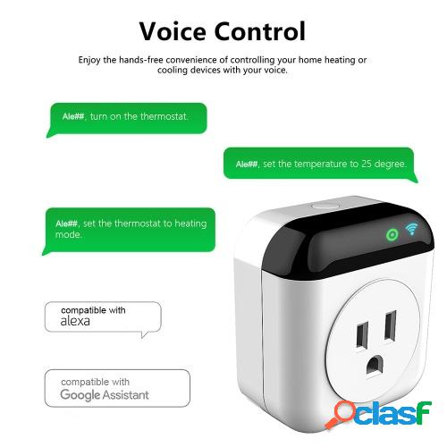 Programable Smart Wifi Termostato Toma de corriente Mini