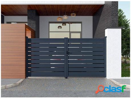 Puerta Abatible VENTE UNIQUE Primo (Metal - Gris -