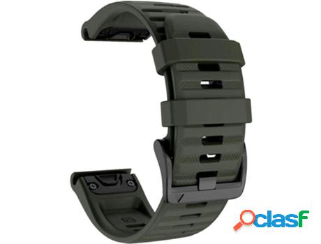 Pulsera Garmin Fenix Silicona Verde Militar