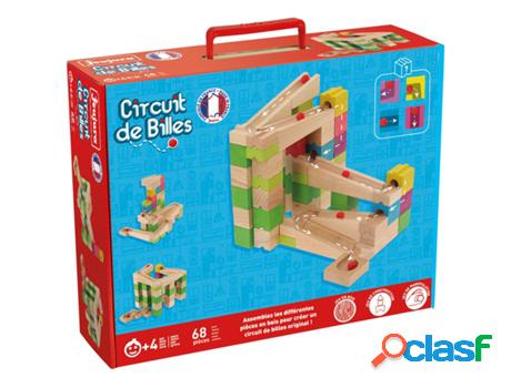 Puzzle JEUJURA (Madera - Beige - 39 x 31 x 11 cm)