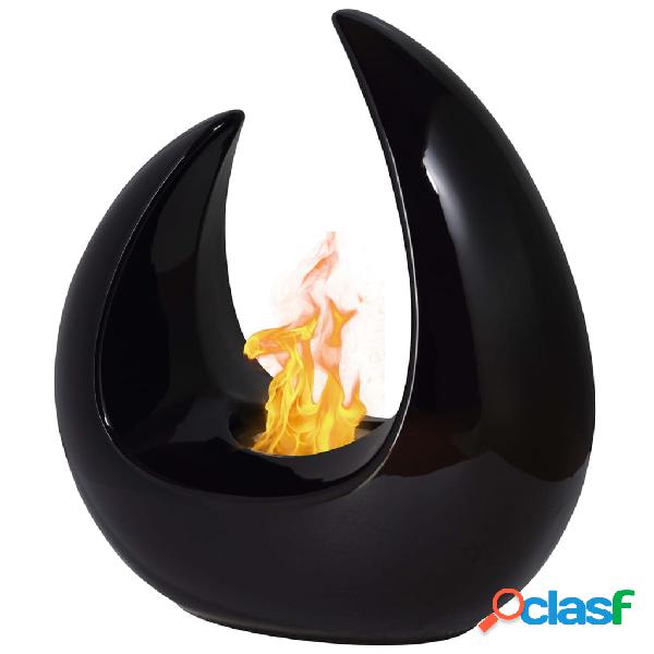 Qlima Quemador de etanol con forma de luna 24x16x26 cm FFB