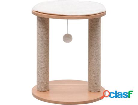 Rascador para Gatos VIDAXL (Marrón - 40 x 40 x 44 cm - MDF)