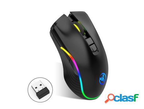 Rechargeable Luminous Led Mouse, Inalámbrico Mouse With Usb