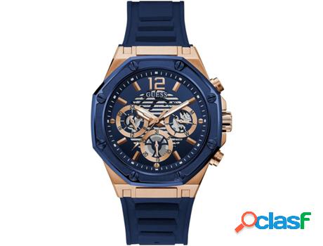 Reloj GUESS Hombre (Silicona - Azul)