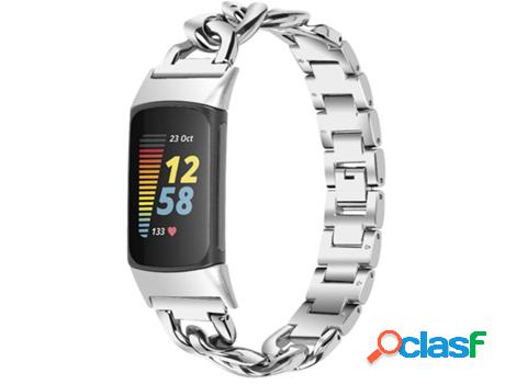 Reloj Pulsera Compatible Con Fitbit Charge 3/4 Acero