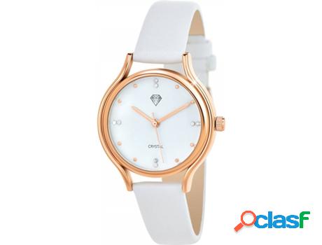 Reloj SC_CRYSTAL Cristales (bañado a rodio - Blanco)