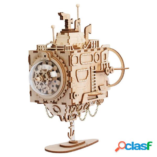 Robotime Kit maqueta DIY de caja de música Steampunk