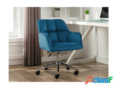 Silla Operativa VENTE-UNIQUE (Tela - Azul - 86x59x60 cm)