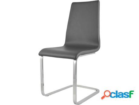 Silla T M C S Berlin (Gris Oscuro - 94.5x42.5x56 cm - Acero)