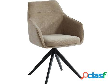 Silla VENTE UNIQUE Muse (Beis - Tejido - 83x59x60 cm)