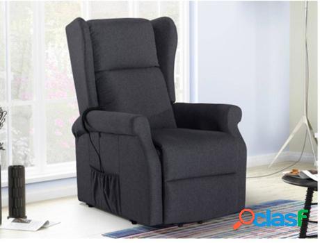 Sillón VENTE UNIQUE Laugar (Tejido - Gris - 108x74x96 cm)