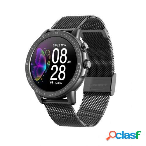 SmartWatch DCU Metal Negro - 1.3", 23 Modos Deporte, Monitor