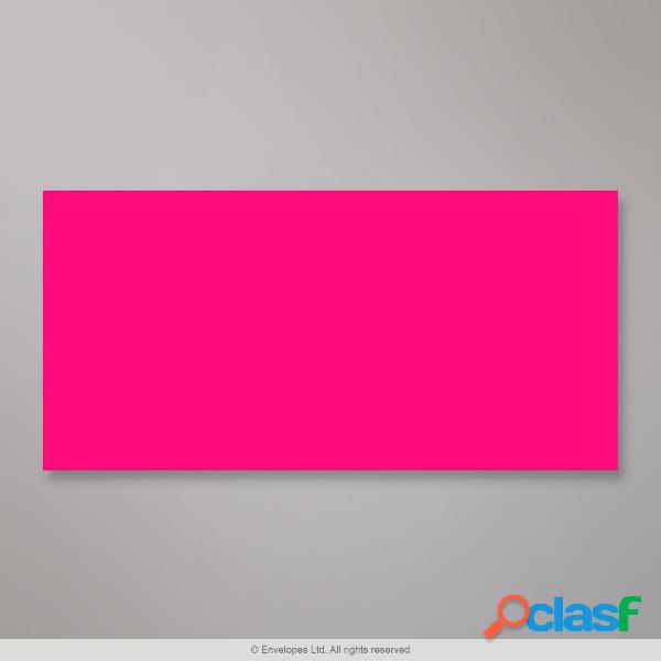 Sobre rosa neón de 110x220 mm (DL)