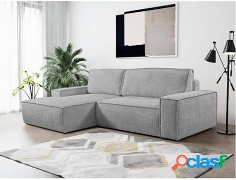 Sofá Cama PASCAL MORABITO Amelia (85 x 267 x 167 cm - Gris)