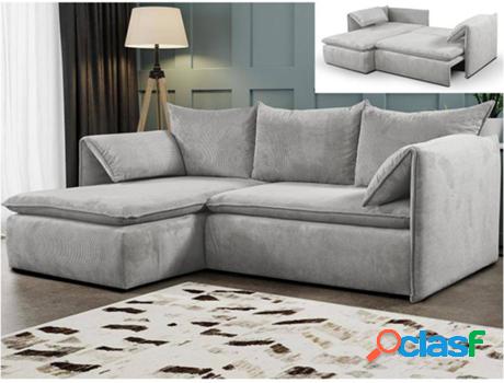 Sofá Cama PASCAL MORABITO Teodora (Gris - Tejido -