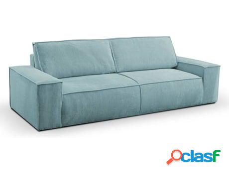 Sofá PASCAL MORABITO Amelia (Tejido - Azul - 85x257x102 cm)