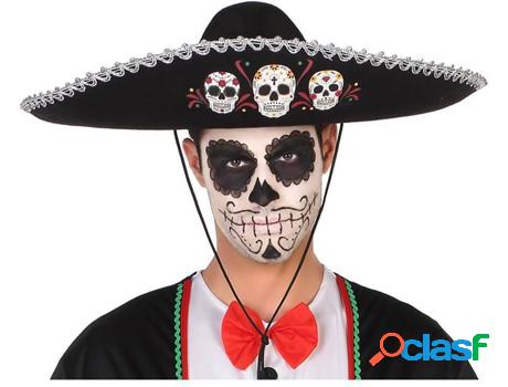 Sombrero DISFRAZZES Dia De Los Muertos (Talla: Talla