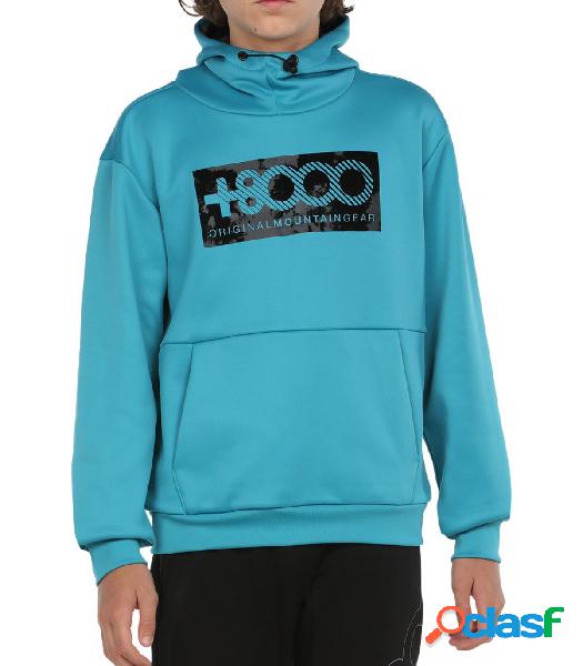 Sudadera +8000 Naval J 013 Niños Turquesa 6