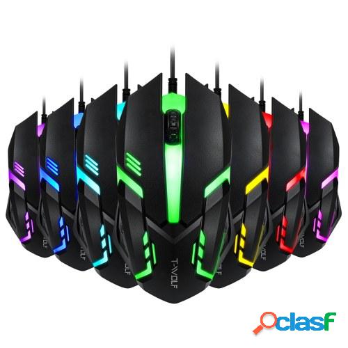 TF230 Juegos de teclado y mouse para juegos con cable