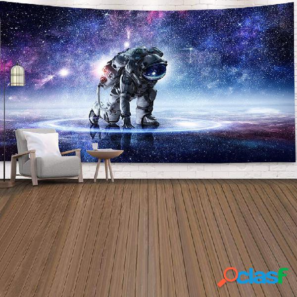 Tapiz de astronauta, arte de pared, tapiz psicodélico,