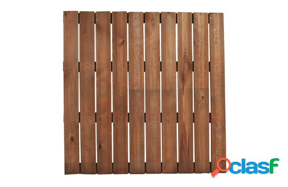 Tarima madera bolenia marron 100X100CM Forest style