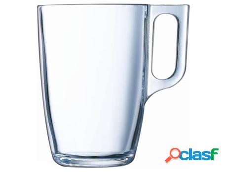 Taza mug transparente nuevo 40 cl