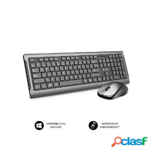 Teclado y Ratón Inalámbrico Subblim SUBKBW-CPSU01 Premium