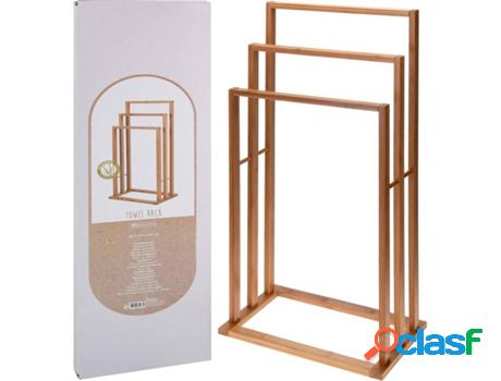Toallero BATHROOM SOLUTIONS (Bambú - 40x24,5x82 cm -