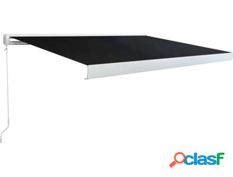Toldo VIDAXL Manual (Gris - Aluminio - 35x25 cm)