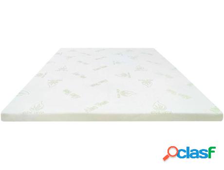 Topper NATUREA Aloe Vera (160x200 cm - Espuma)