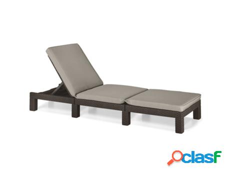 Tumbona ALLIBERT Daytona Marrón