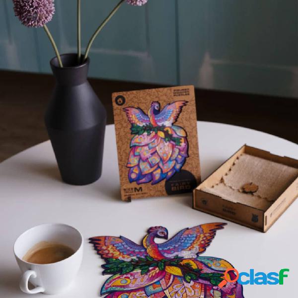 UNIDRAGON Rompecabezas 198 piezas Fairy Bird de madera M