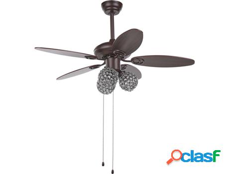 Ventilador de Techo BELIANI Heilong (No - Marrón - No cm)